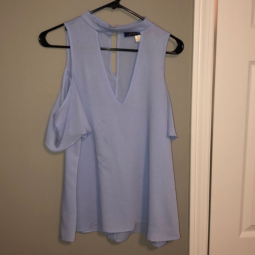 Lavender Open Sleeve Top